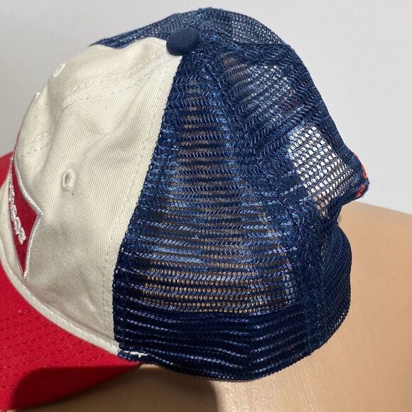 Budweiser White Anheuser Busch King Of Beers Snapback Trucker Hat Adjustable - Picture 4 of 8